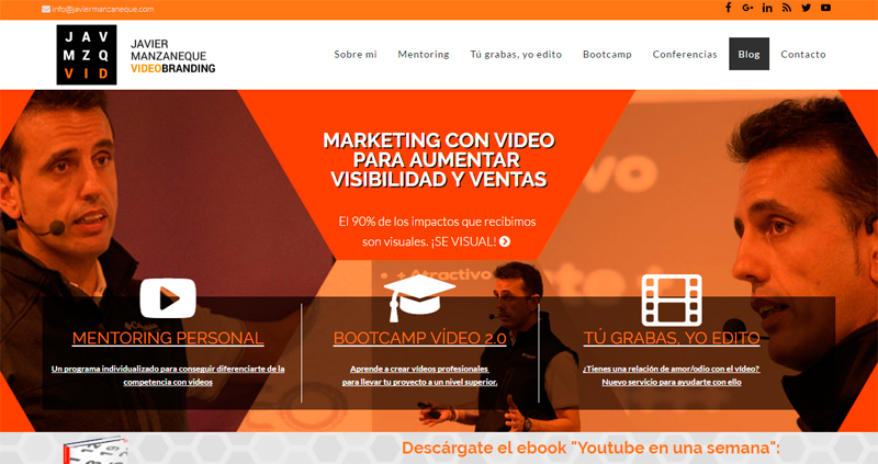 Javier Manzaneque experto en videomarketing