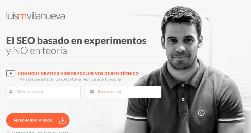 Luis Villanueva y sus experimentos seo